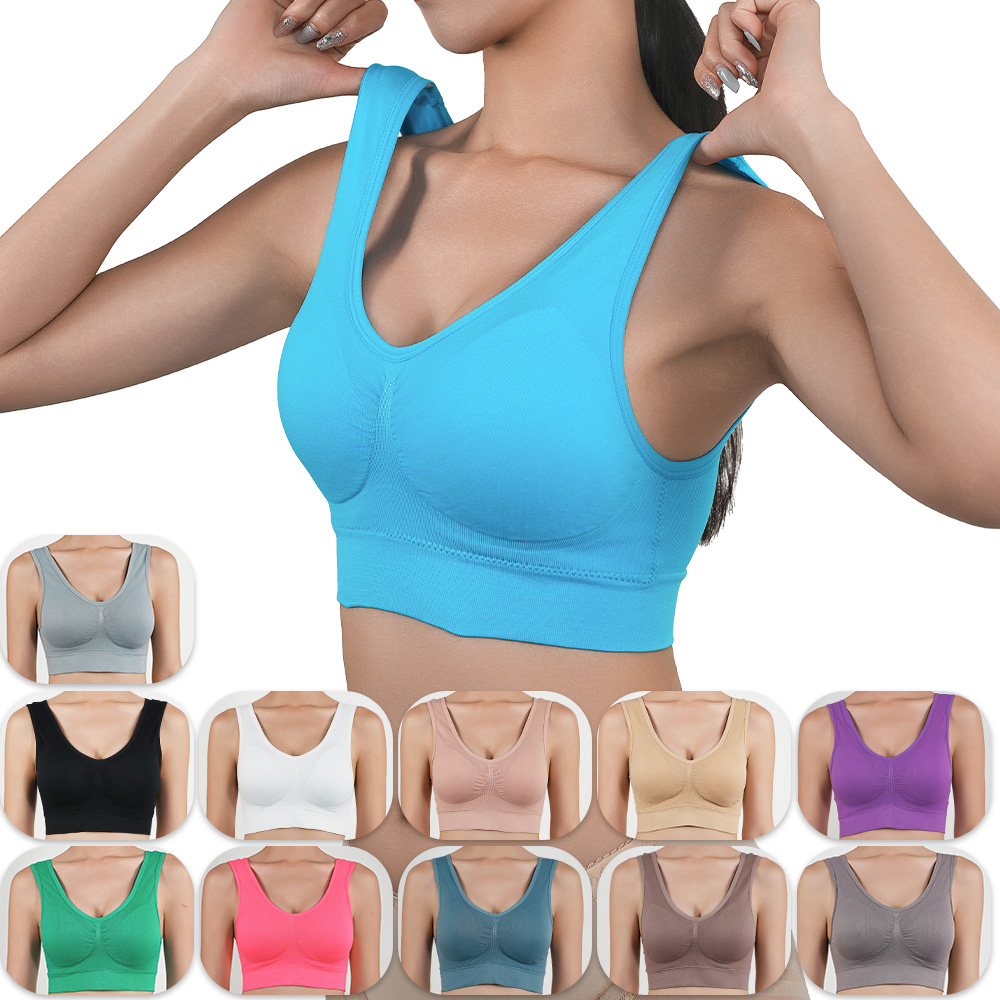 Mastectomy Bra Pocket - Damskie biustonosze push-up do biegania, na