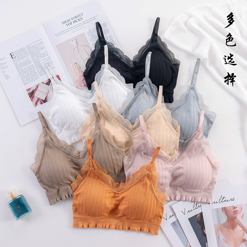 Lace Bralette Set - 3D seksowna bielizna biustonosz bezszwowy sportowy