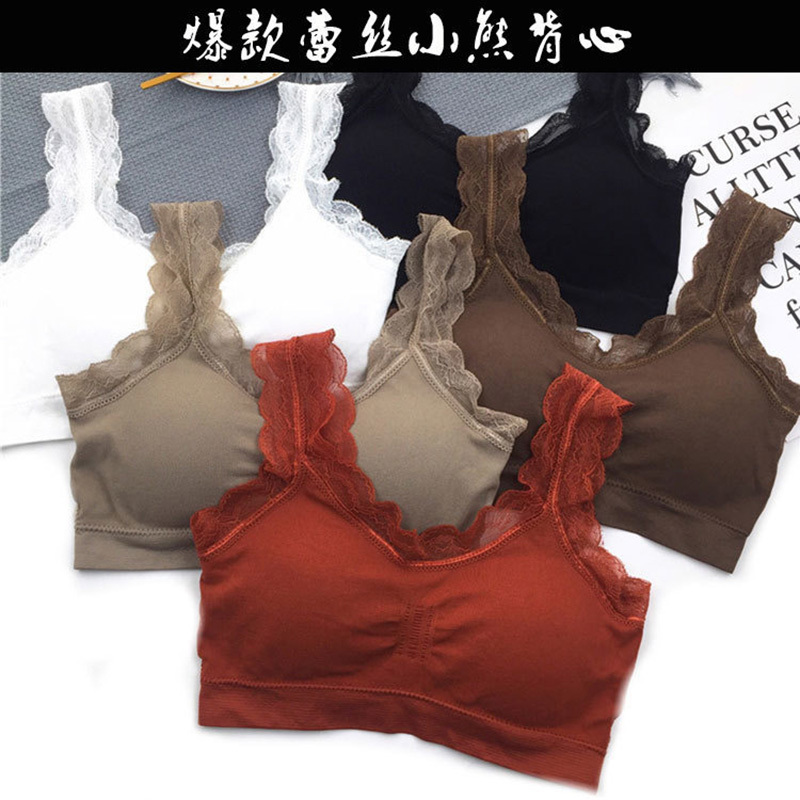 Lace Bralette Set - 3D seksowna koronkowa bielizna bezszwowy sportowy