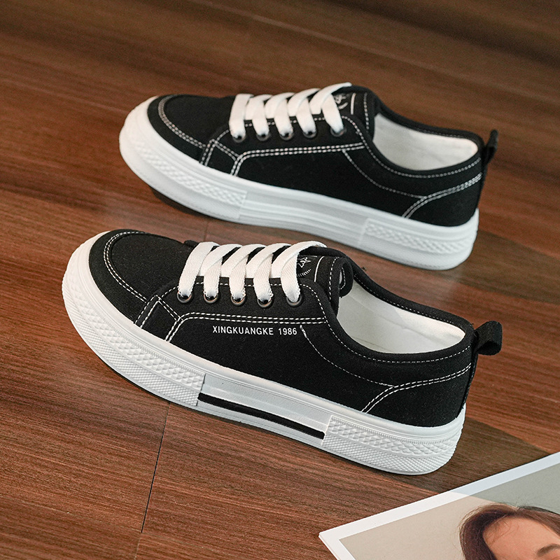 Vans Shoes Old Skool - Trampki płócienne 2026 na płaskiej podeszwie,