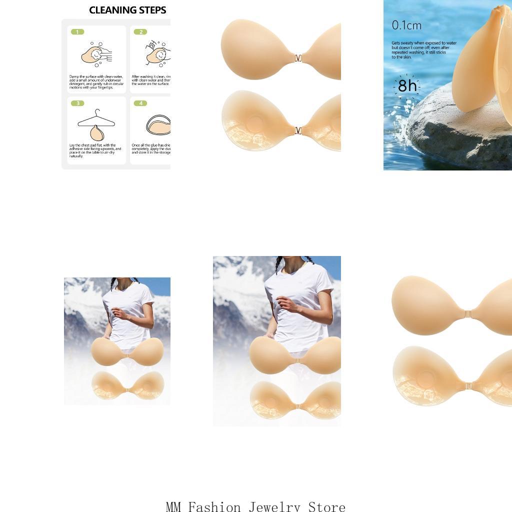 Backless Bra Sticky - Stickys Backless Biustonosze Push-up Bez ramiączek