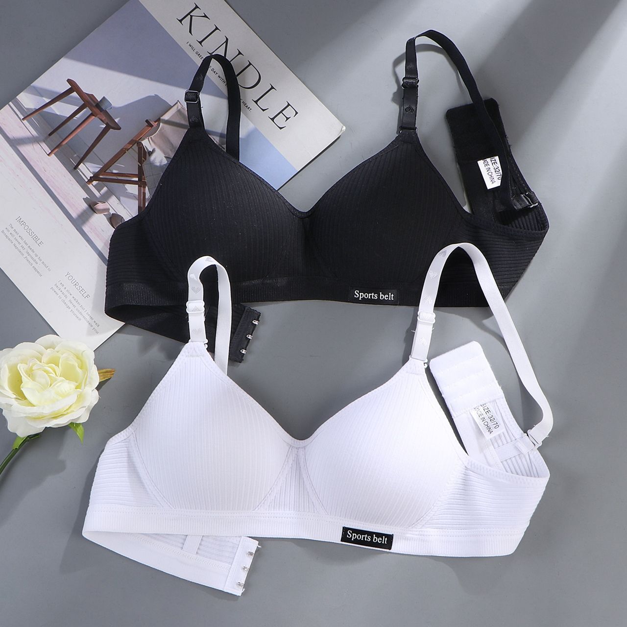 Mastectomy Bra Pocket - 3 szt. Damski Cienki Biustonosz Bez
