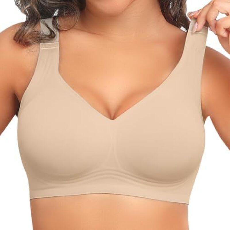 Mastectomy Bra Pocket - Damski bezszwowy biustonosz push-up bez fiszbin,