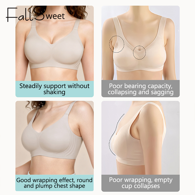 FallSweet Damski Biustonosz Pu – Mastectomy Bra Pocket recenzja i cena