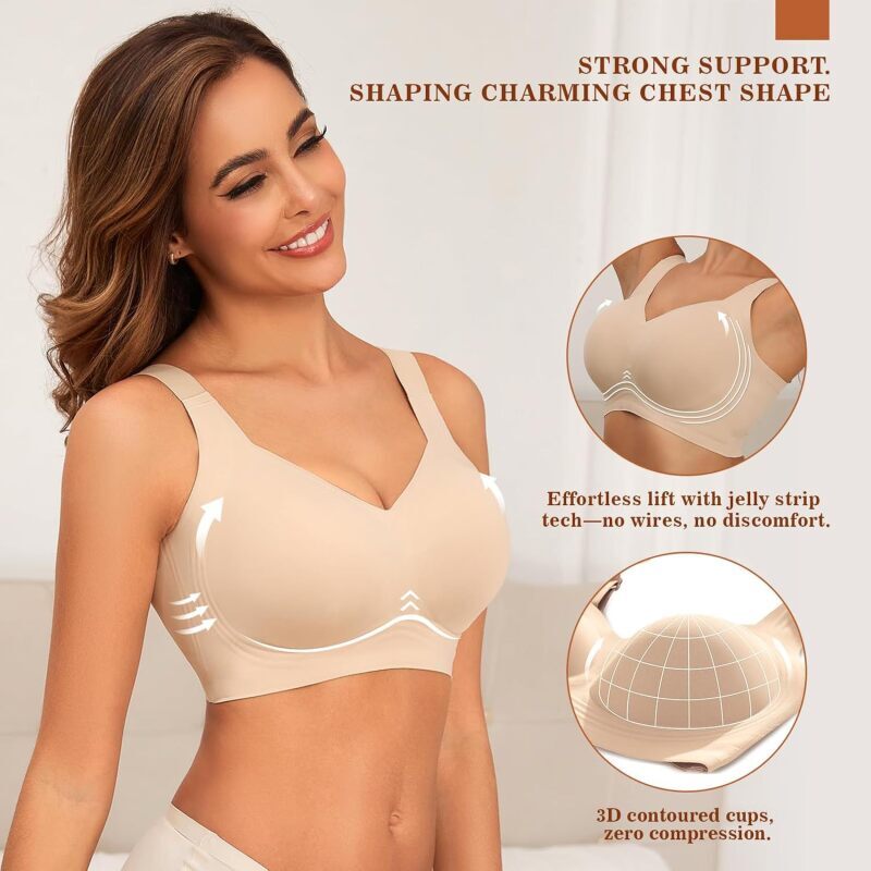 Damski bezszwowy biustonosz pu – Mastectomy Bra Pocket recenzja i cena